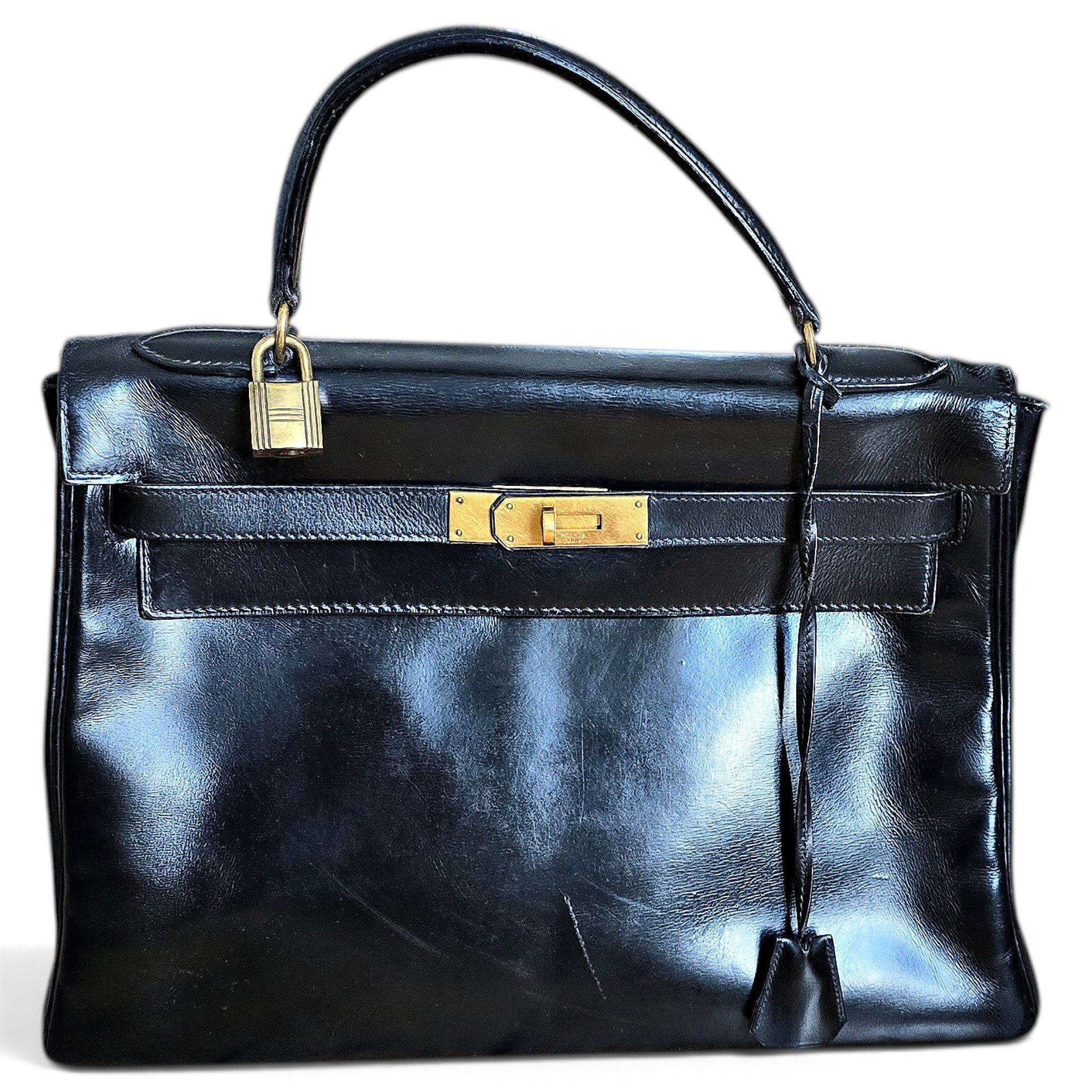 Kelly 32 leather handbag