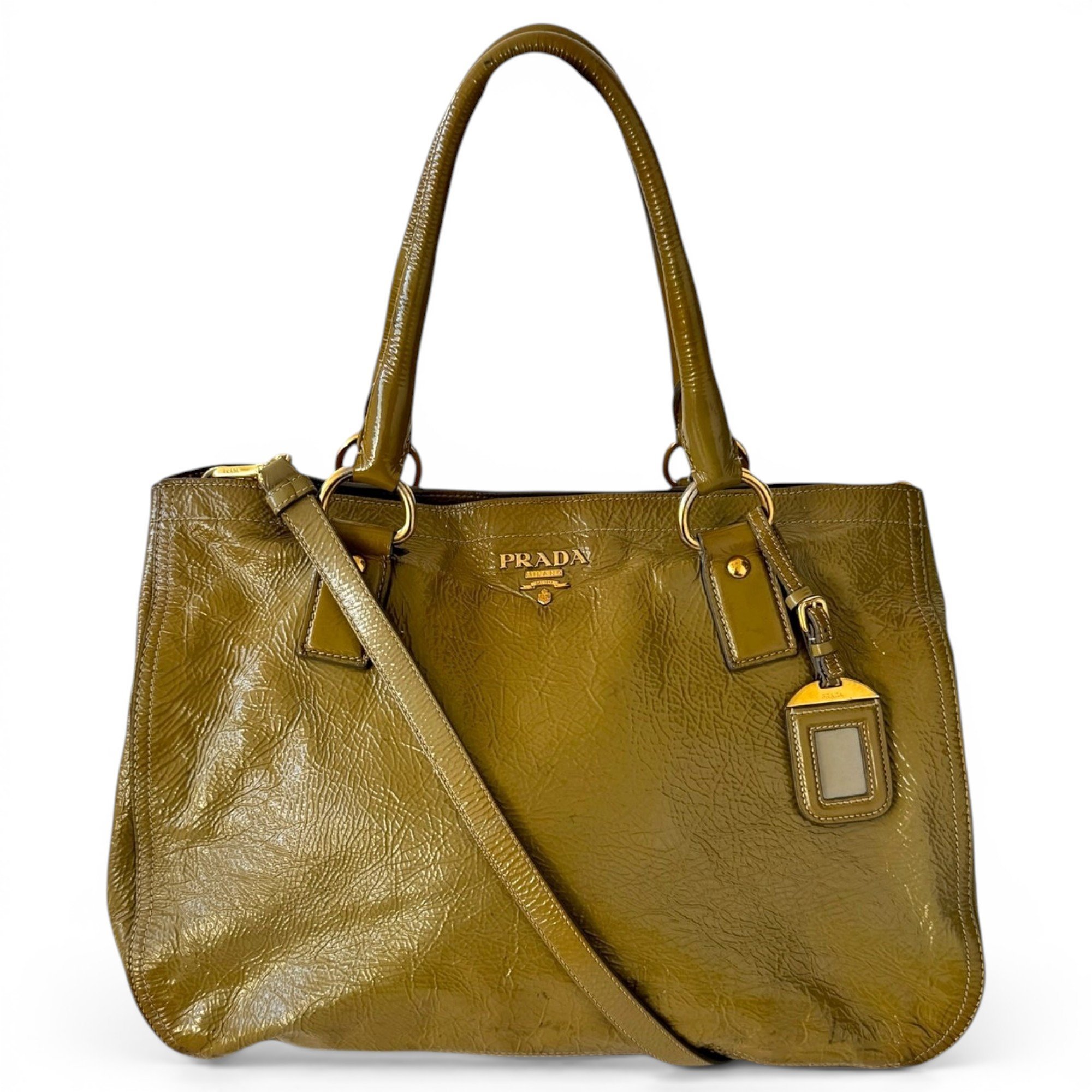 Leather tote