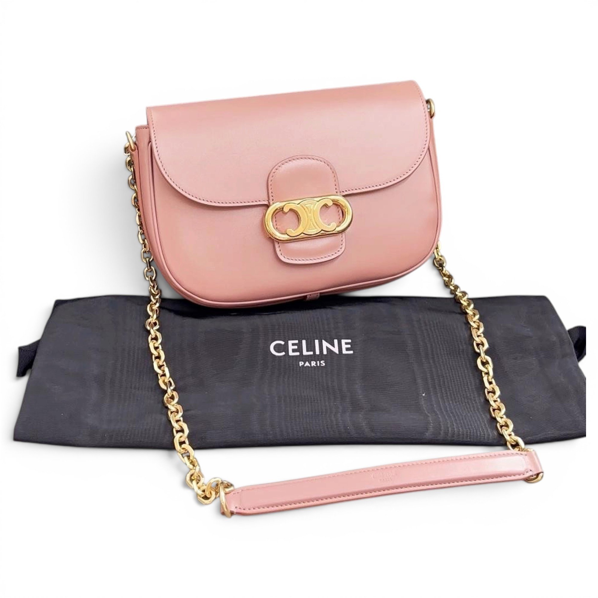 Triomphe leather handbag