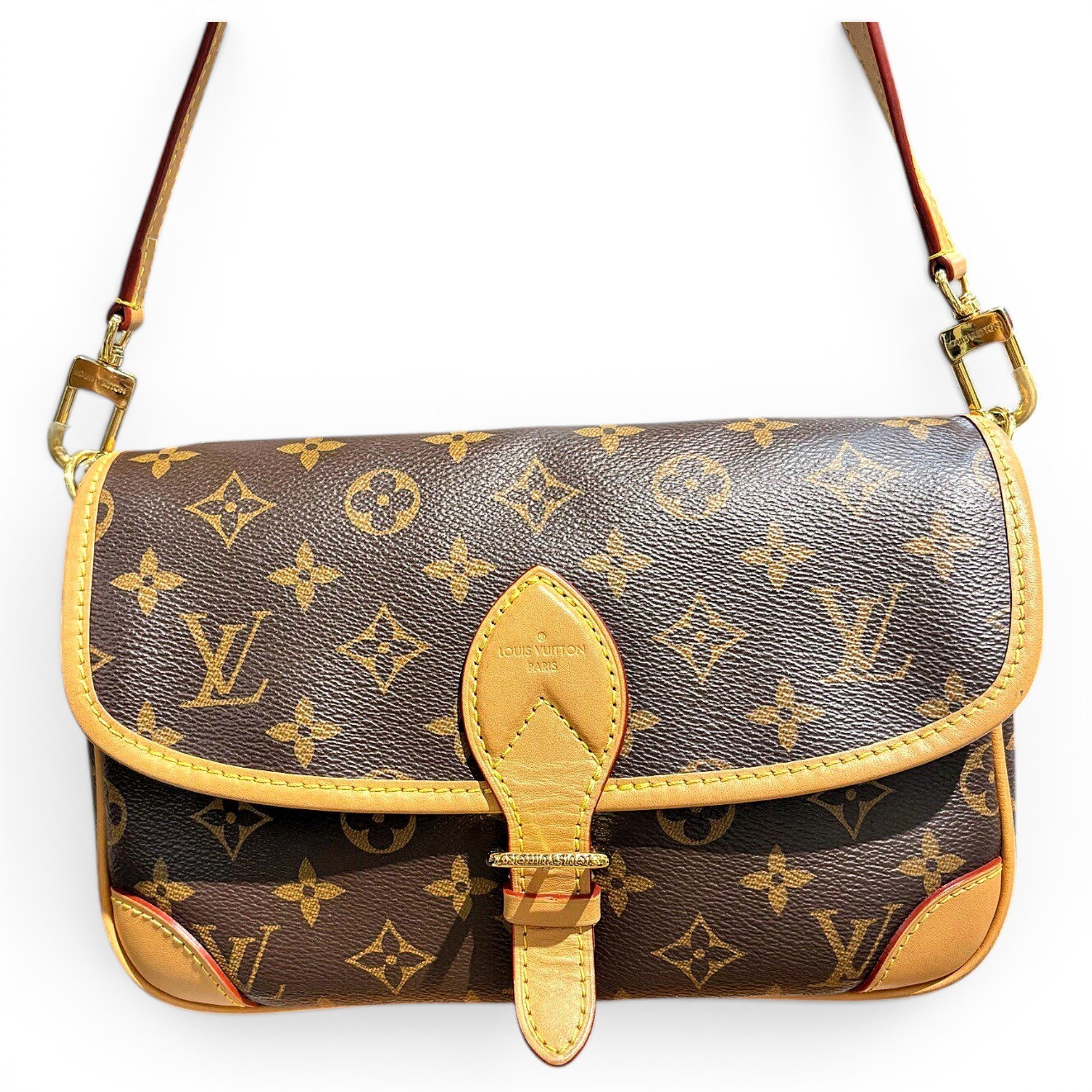 Louis Vuitton Diane leather crossbody bag