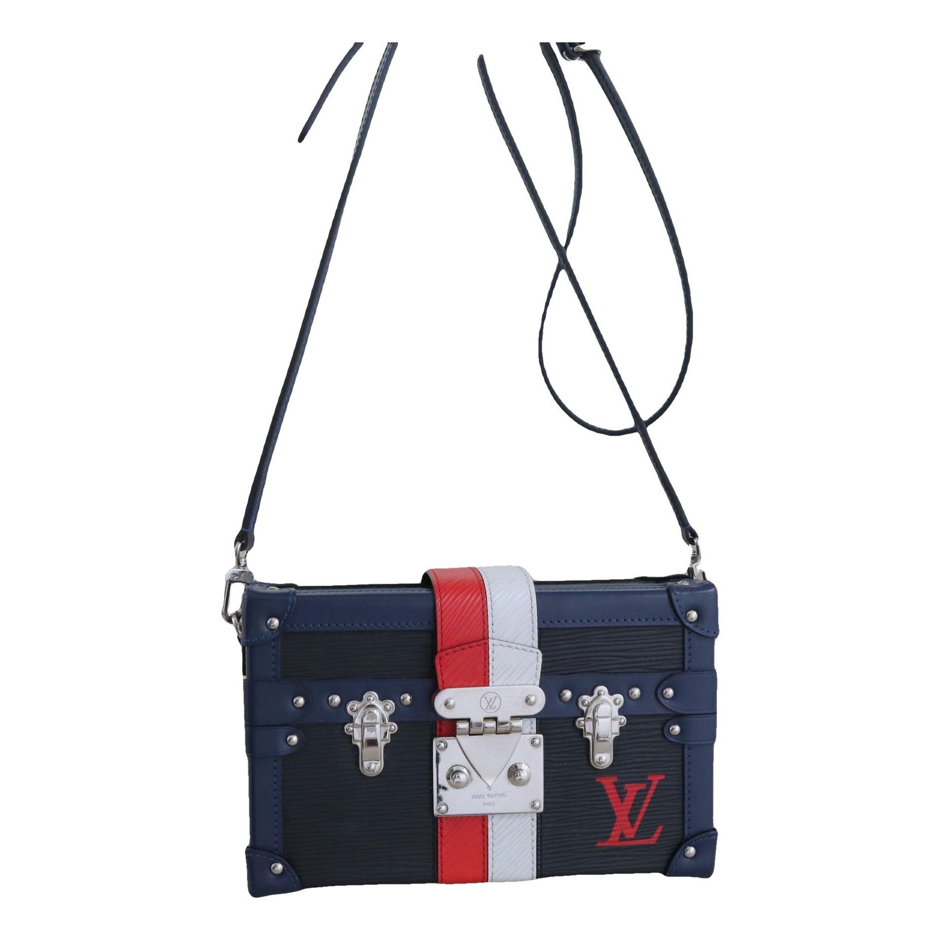 Petite Malle leather handbag