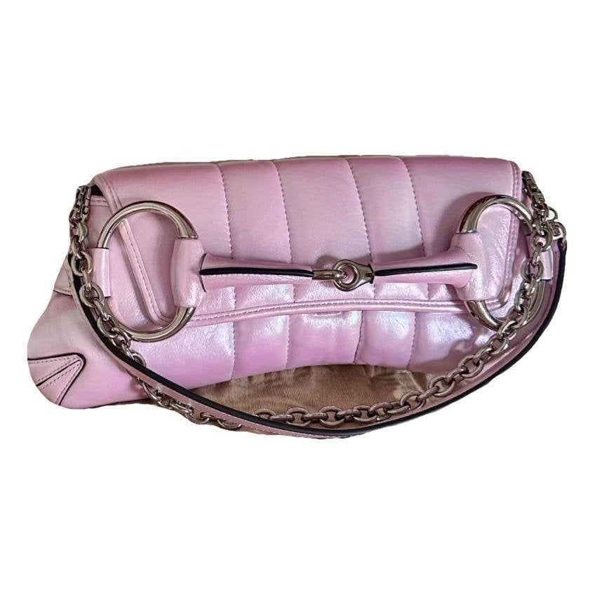 Horsebit Chain leather handbag