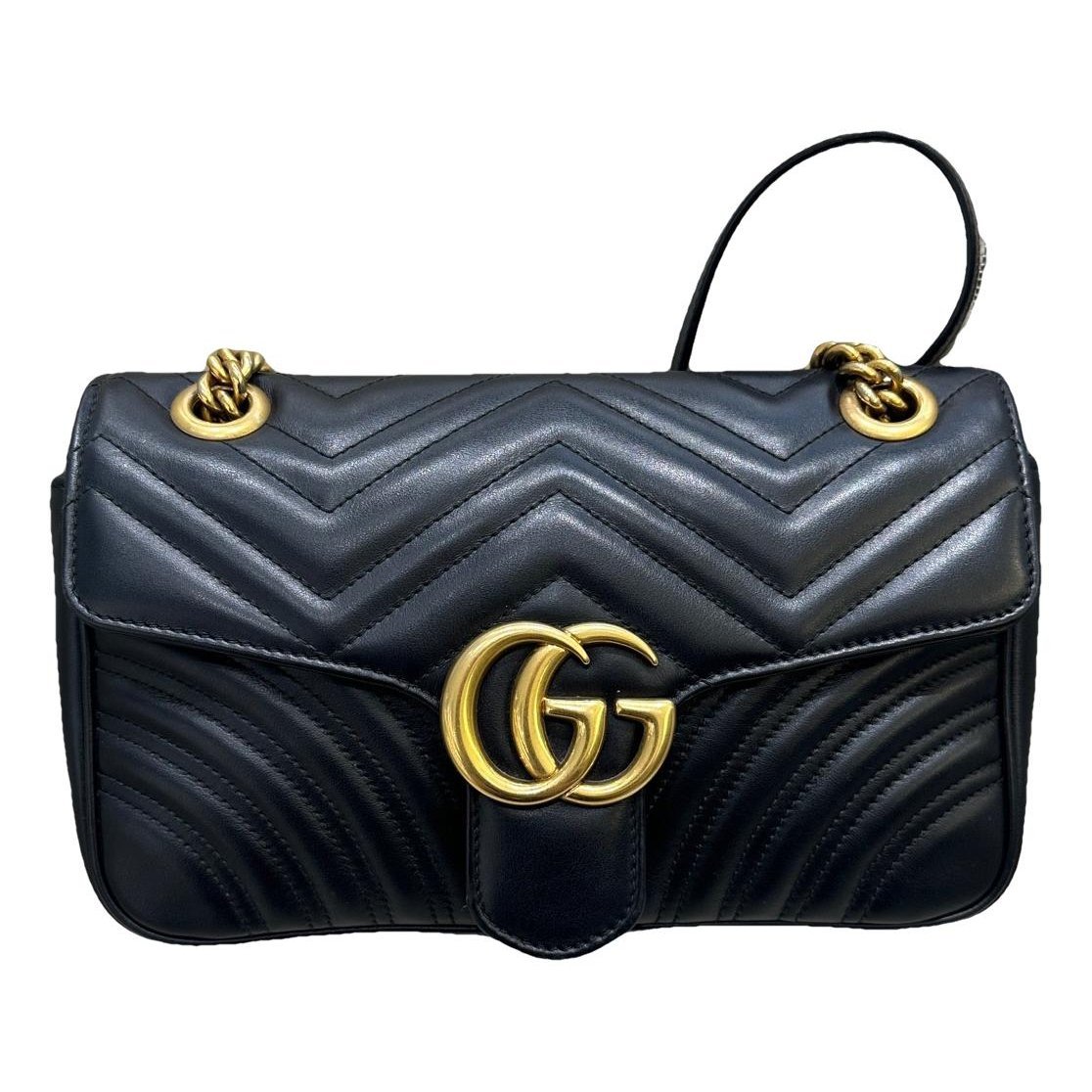 GG Marmont Flap leather handbag