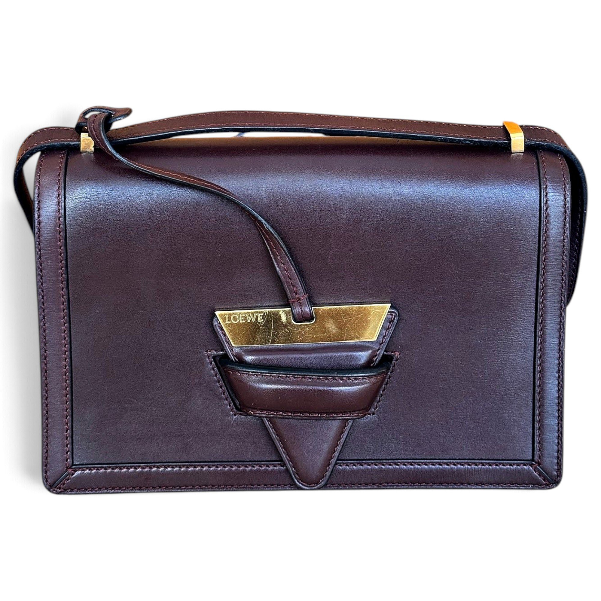 Barcelona leather handbag