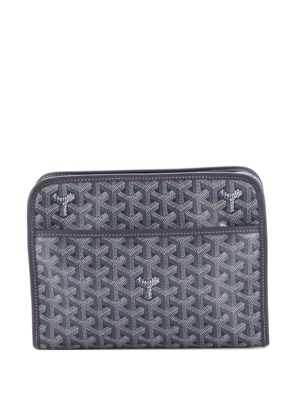 Jouvence Toiletry Pouch Coated Canvas MM clutch bag