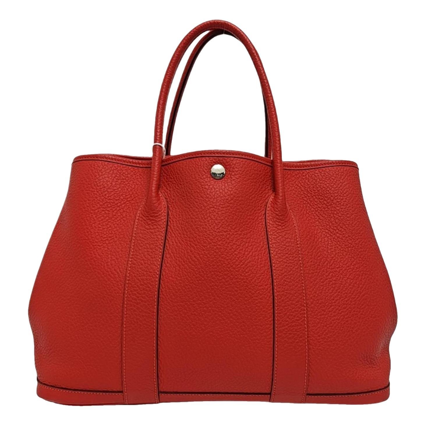 Garden Party leather handbag