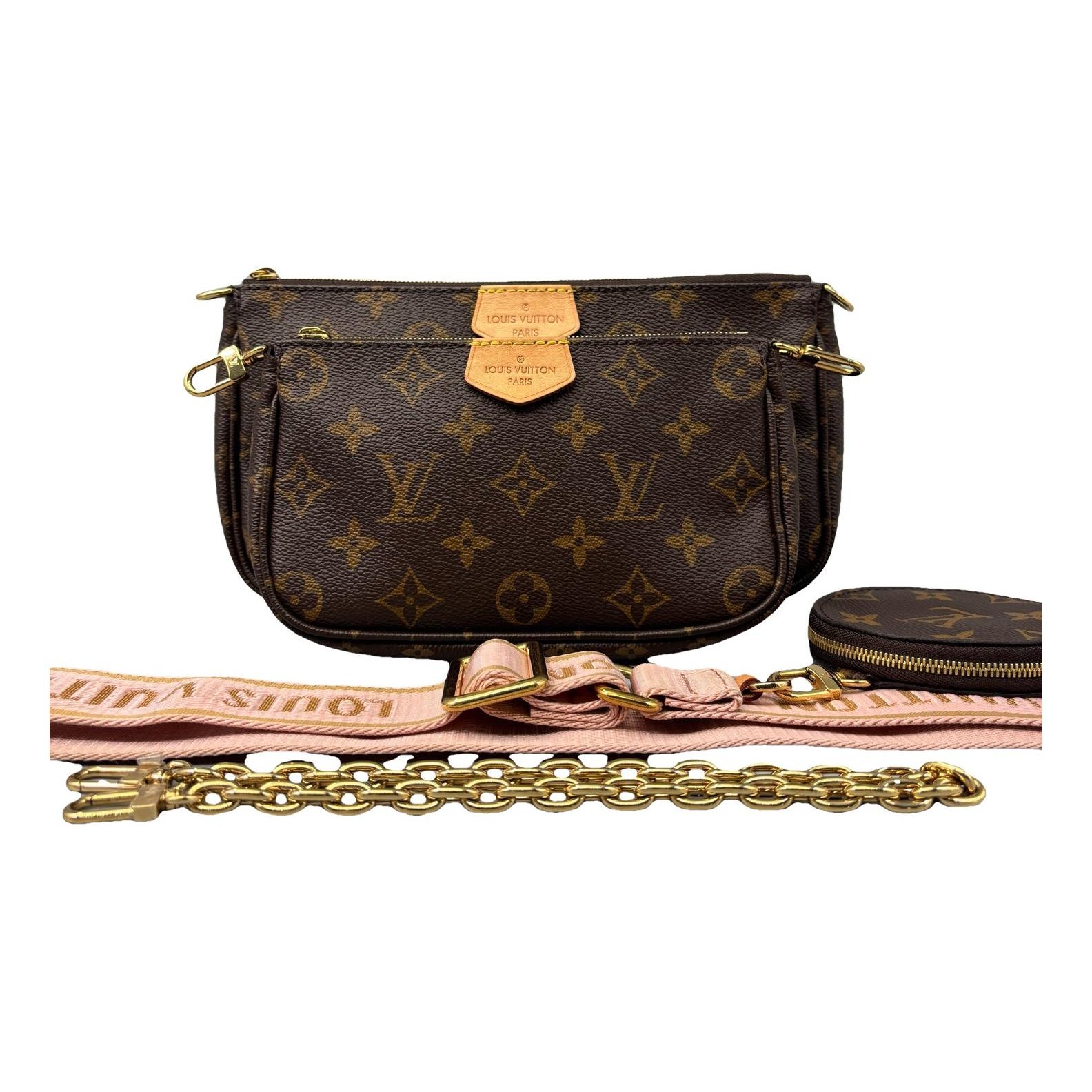 Multi Pochette Accessoires leather handbag