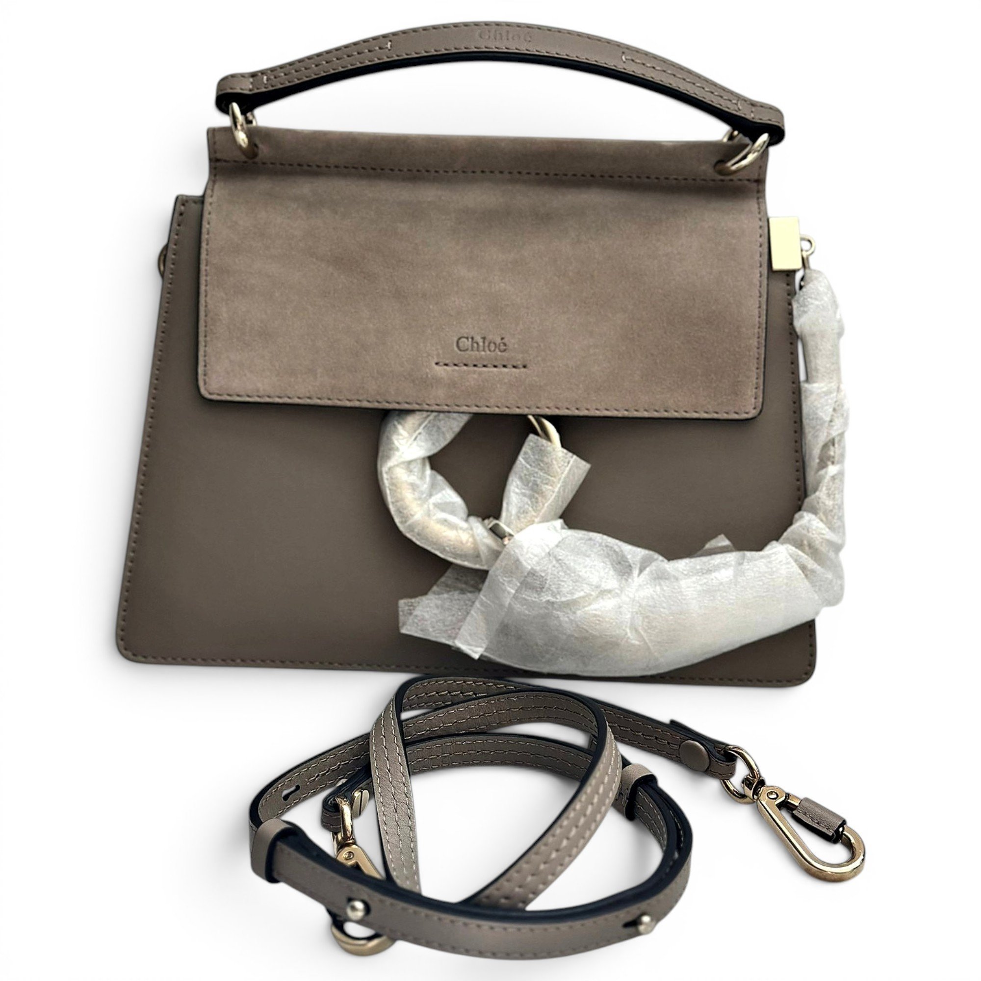 Faye leather crossbody bag