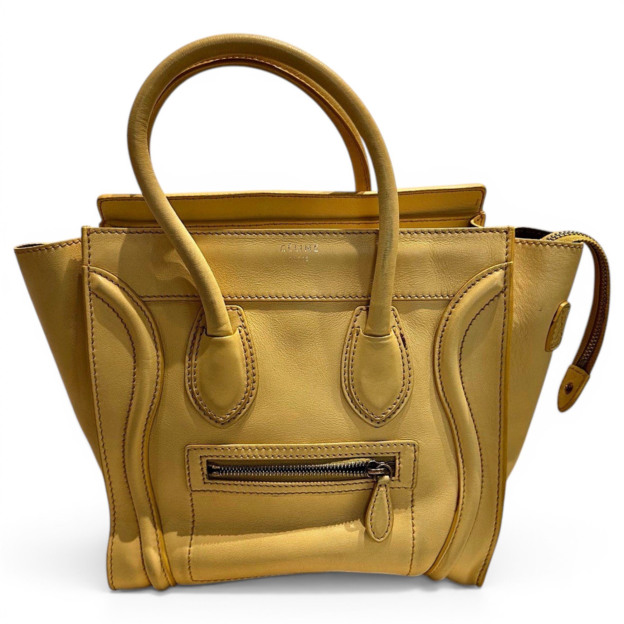 Luggage leather handbag