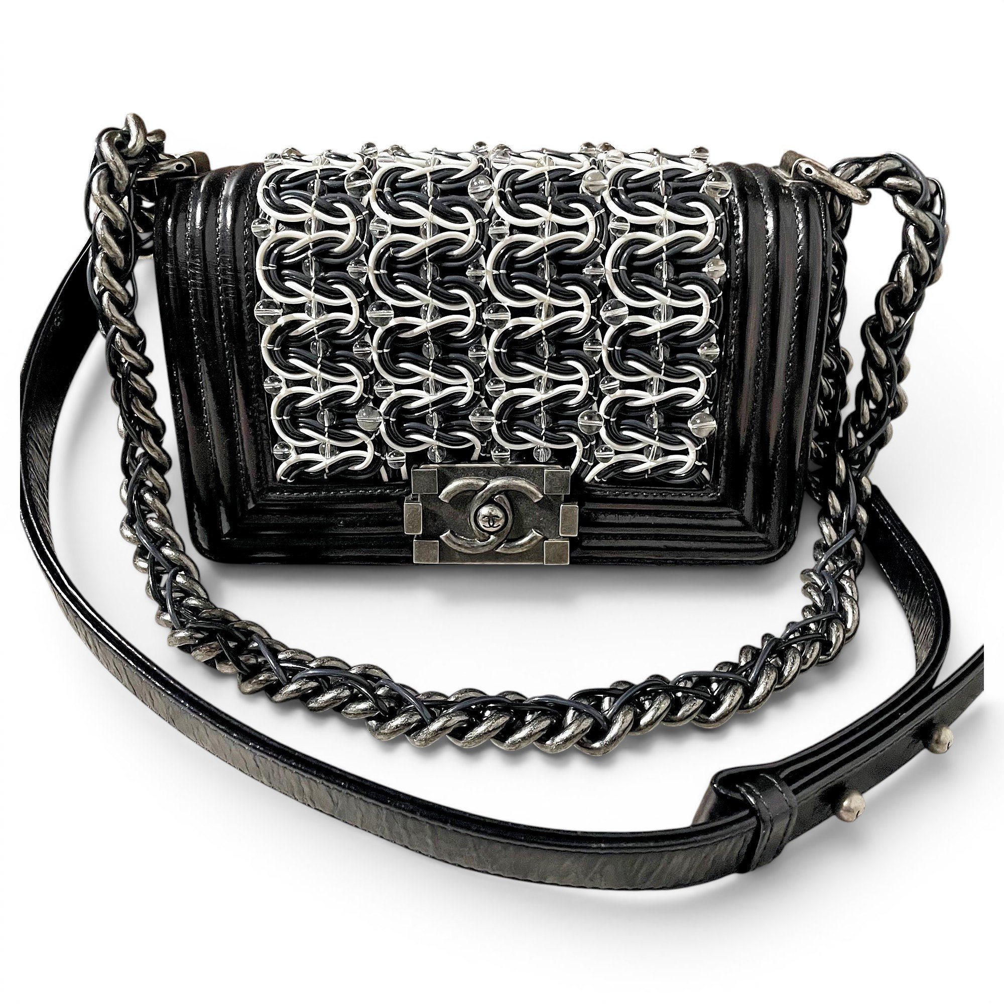 Boy leather crossbody bag