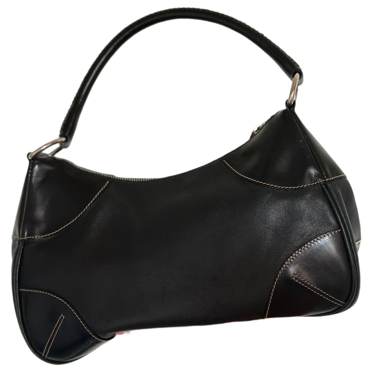 Moon leather handbag
