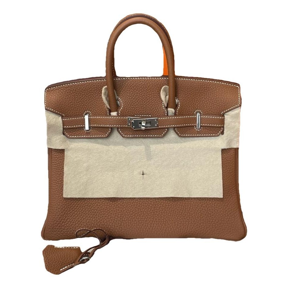 Birkin 25 leather handbag