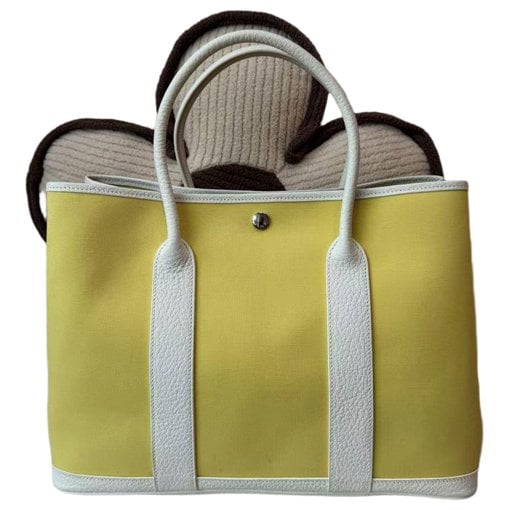 Hermes Garden Party leather handbag
