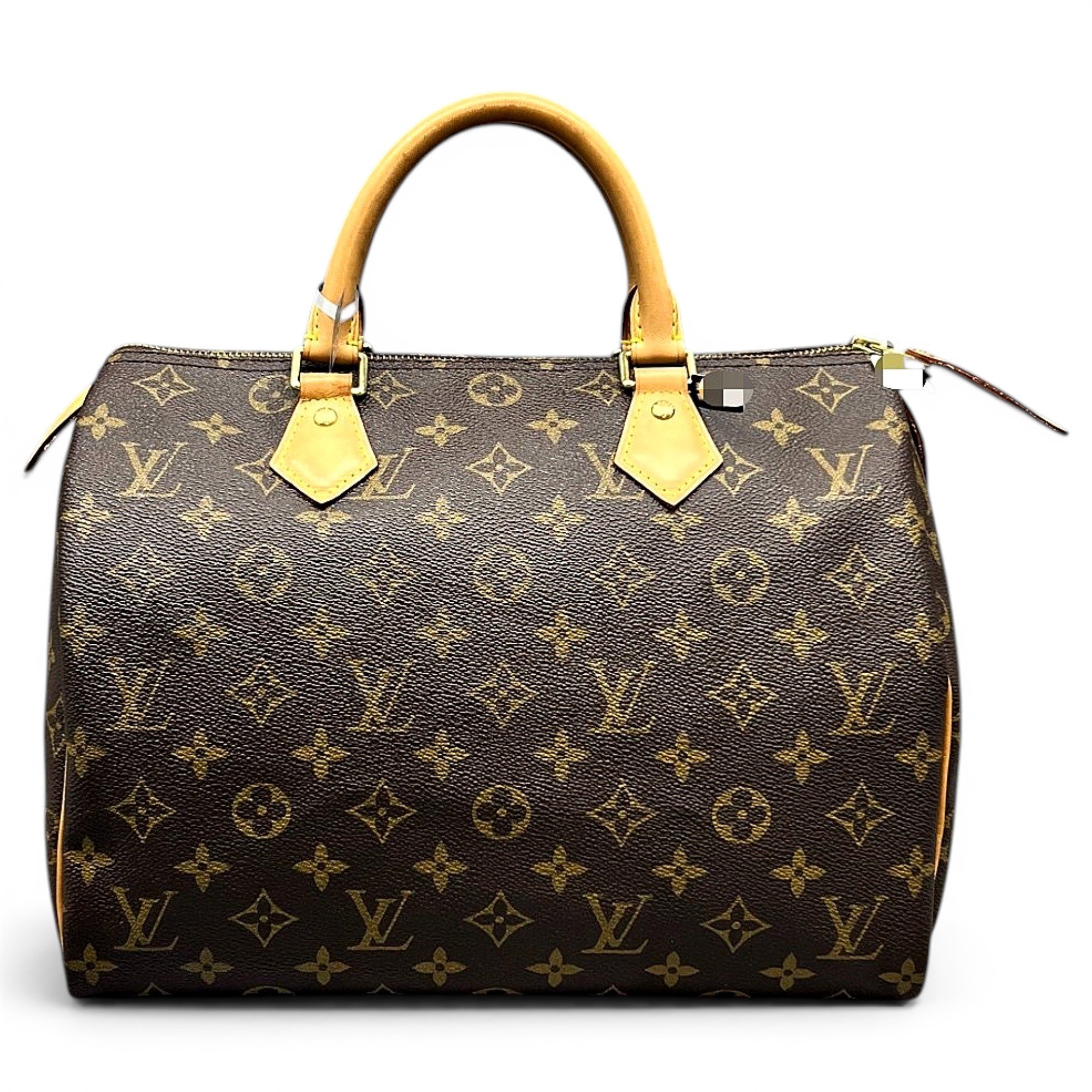 Speedy leather handbag