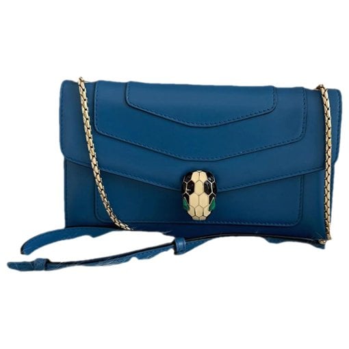 Serpenti leather handbag