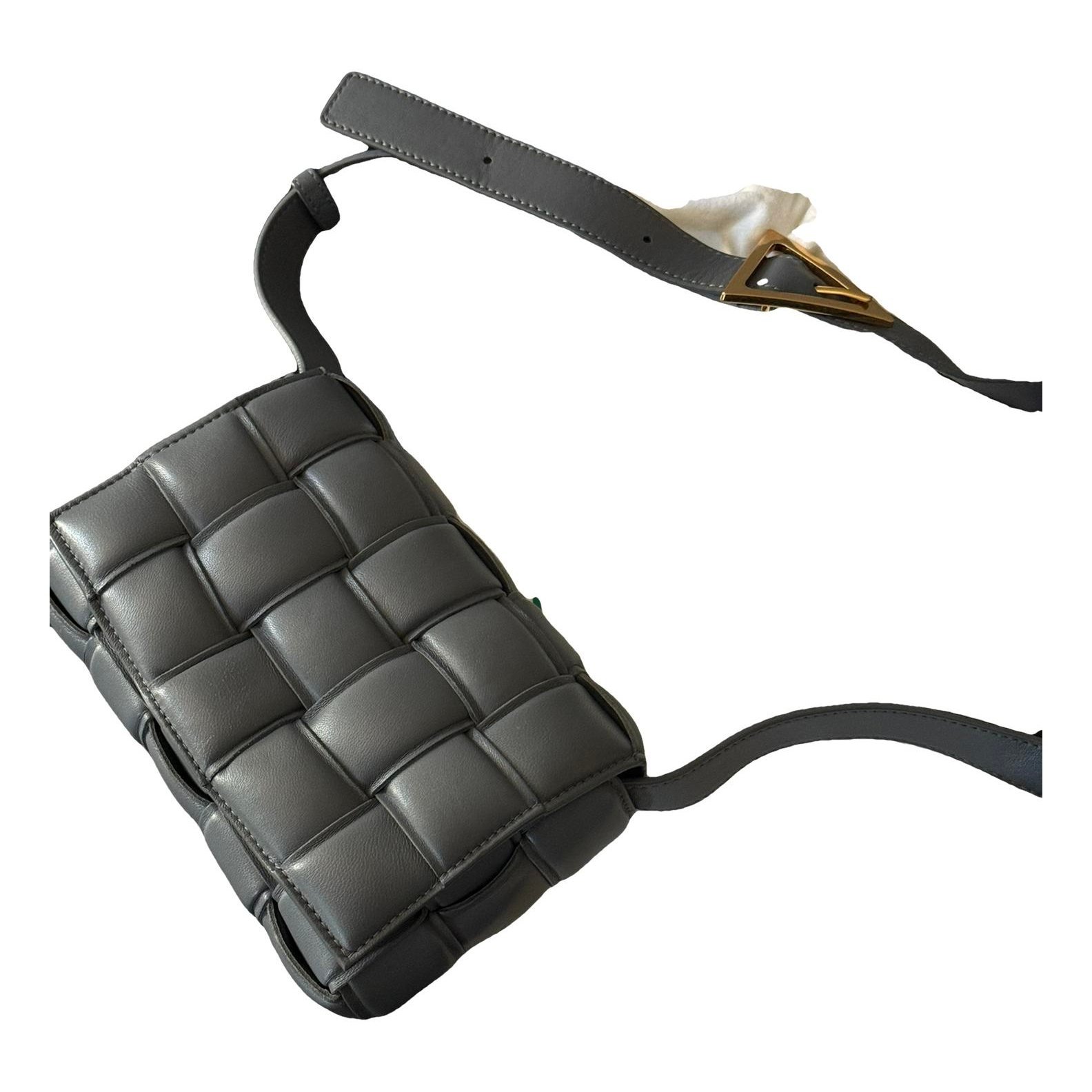 Cassette Padded leather crossbody bag