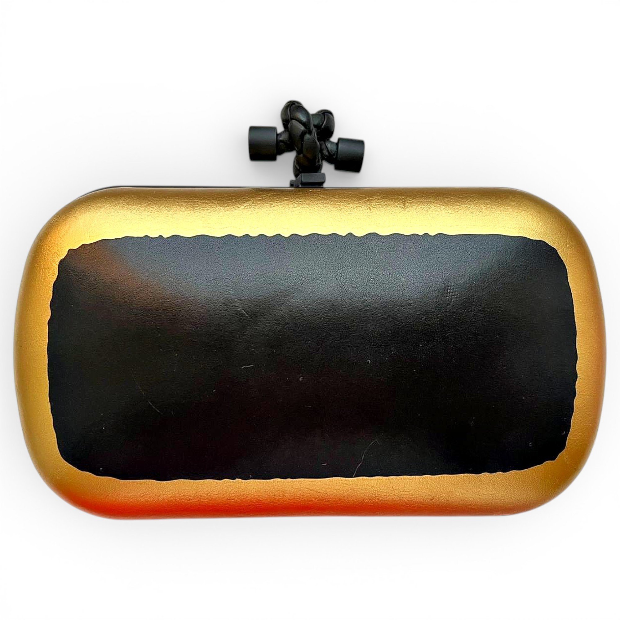 Pochette Knot leather clutch bag