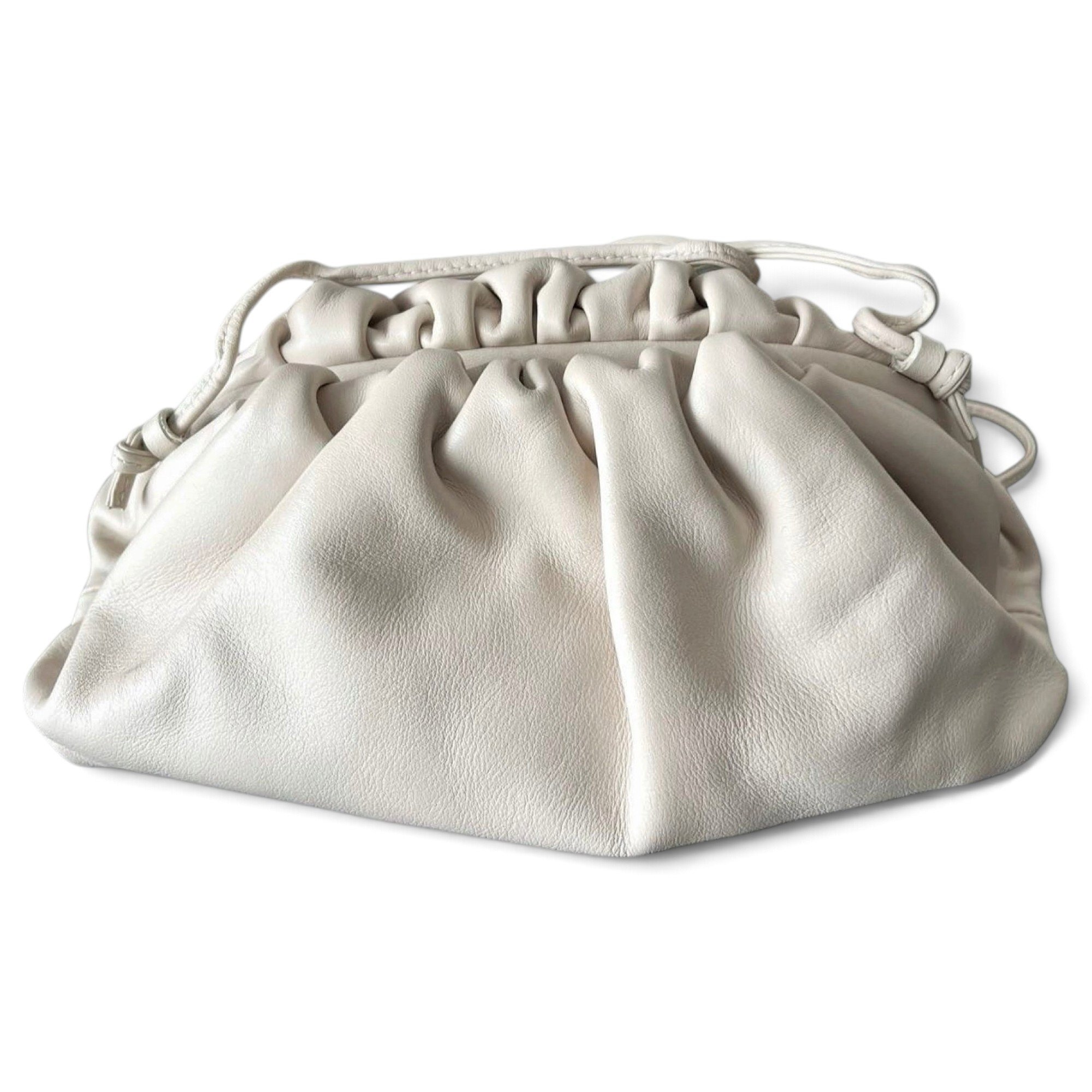Pouch leather handbag
