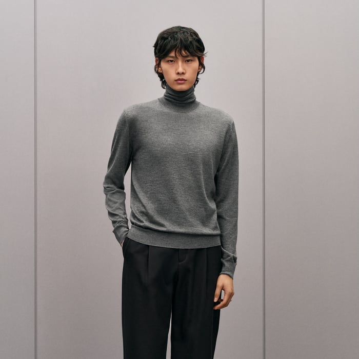 Flanelle "H Etriviere" Turtleneck Sweater