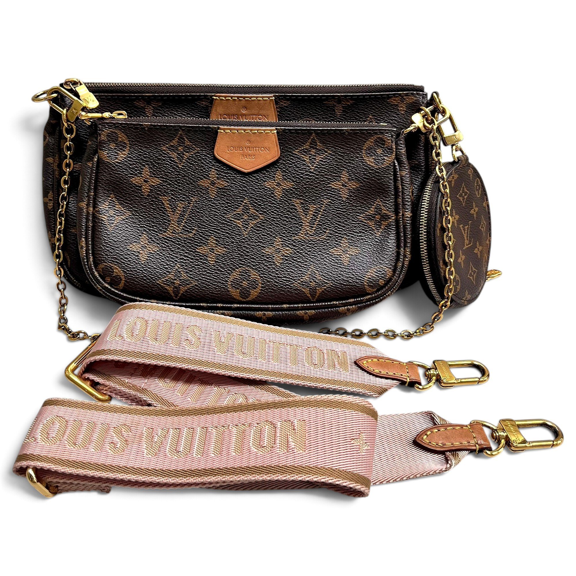 Multi Pochette Accessoires leather handbag