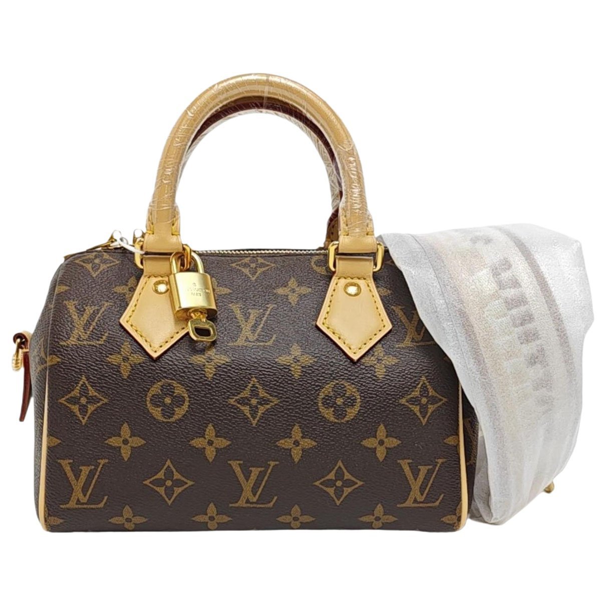 Nano Speedy / Mini HL leather handbag