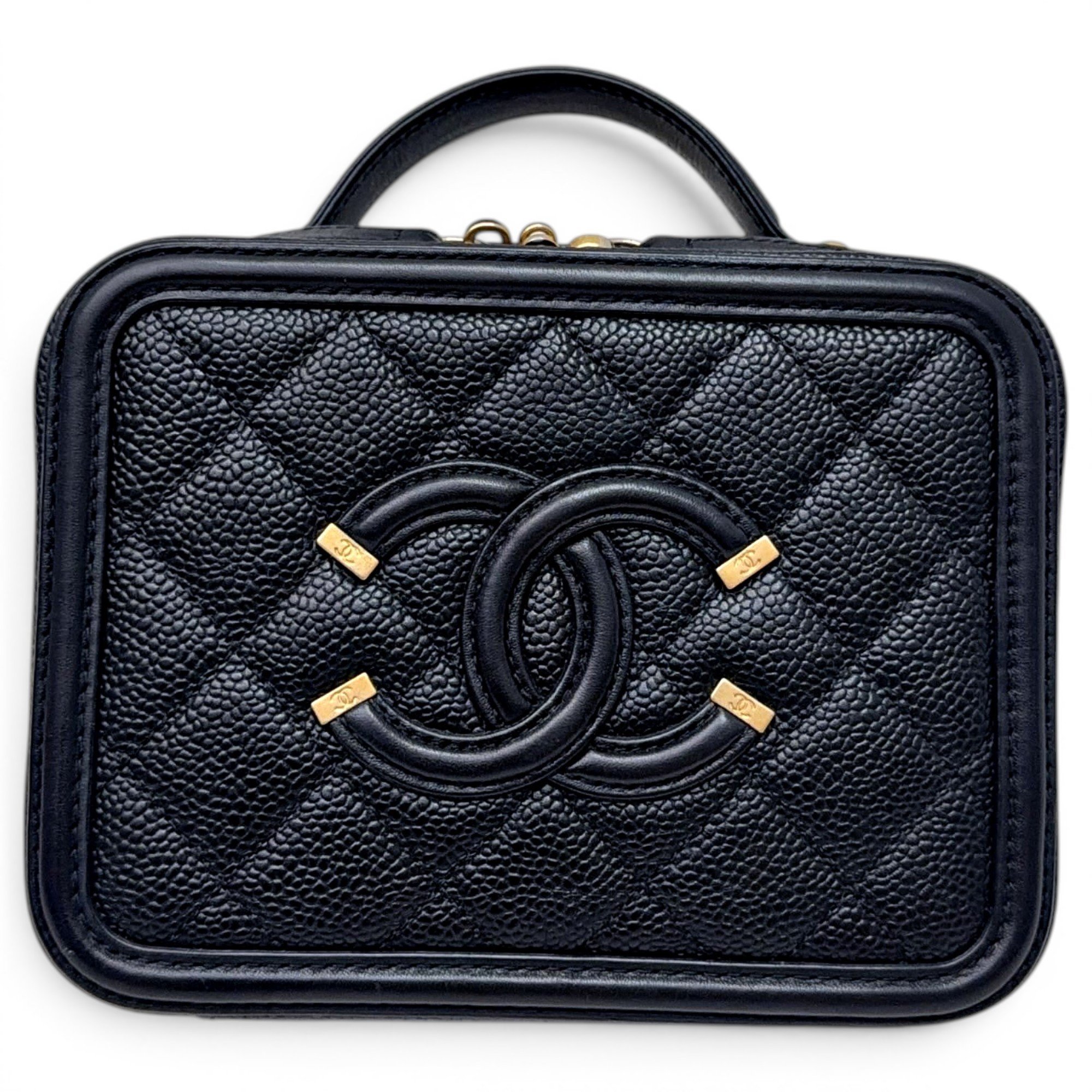 Vanity leather crossbody bag