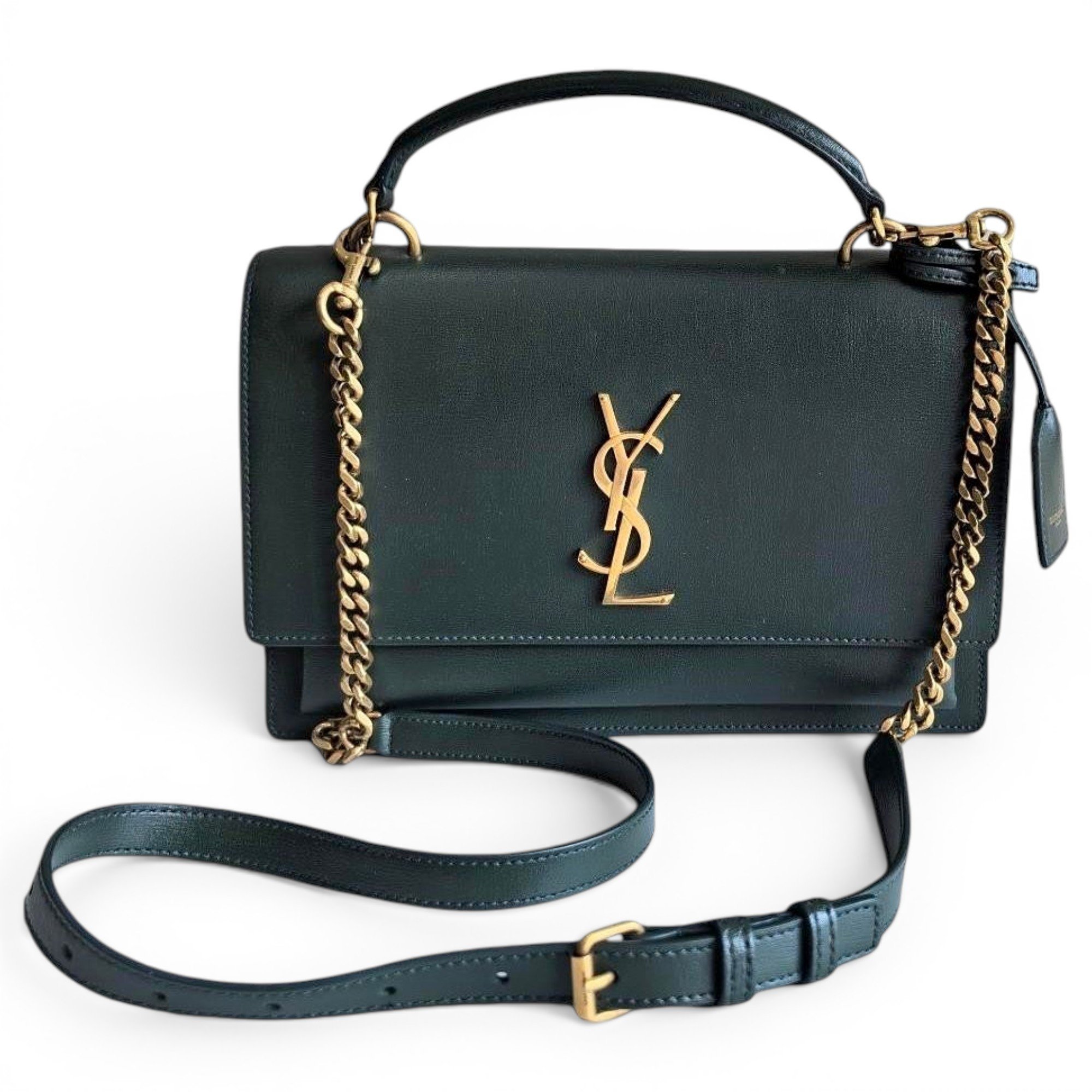 Sunset leather handbag