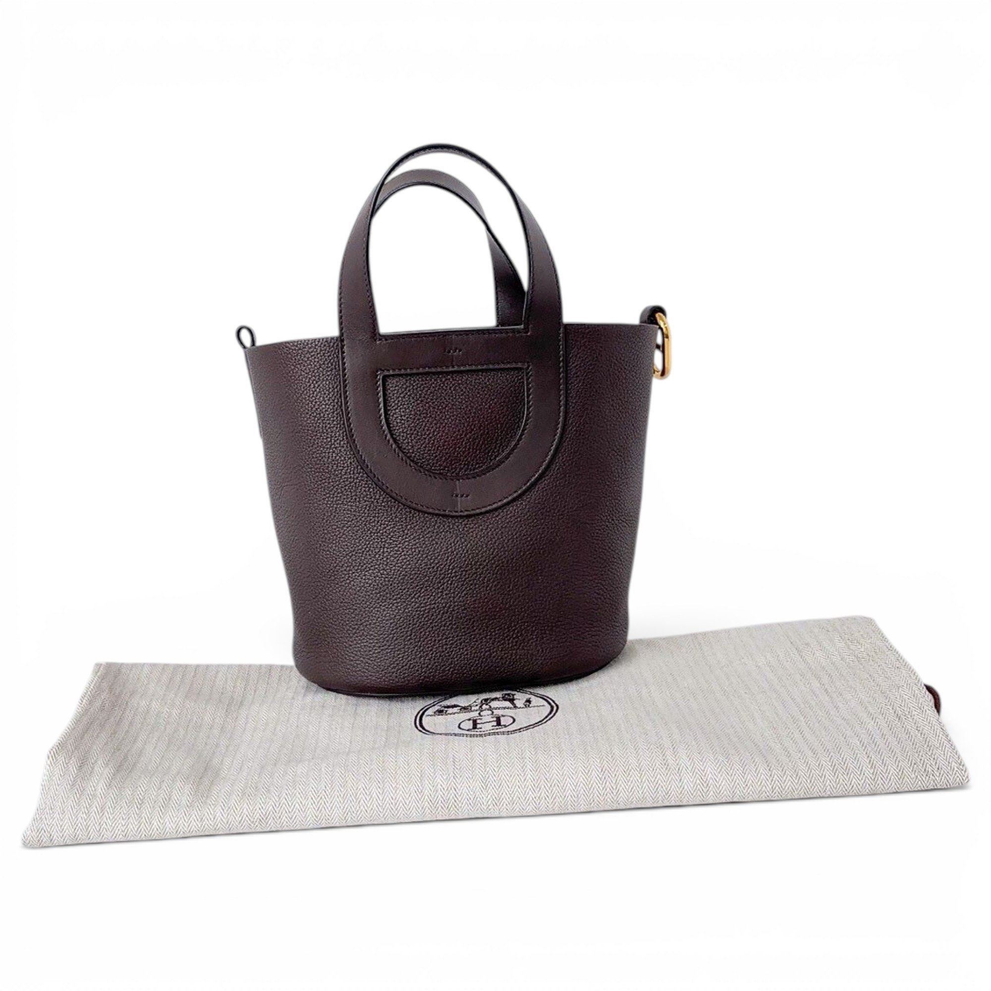 Picotin leather tote
