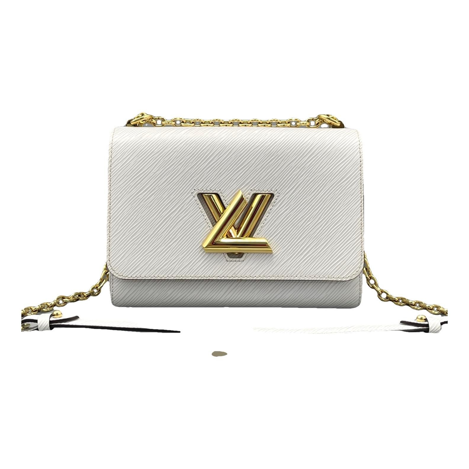 Twist leather handbag