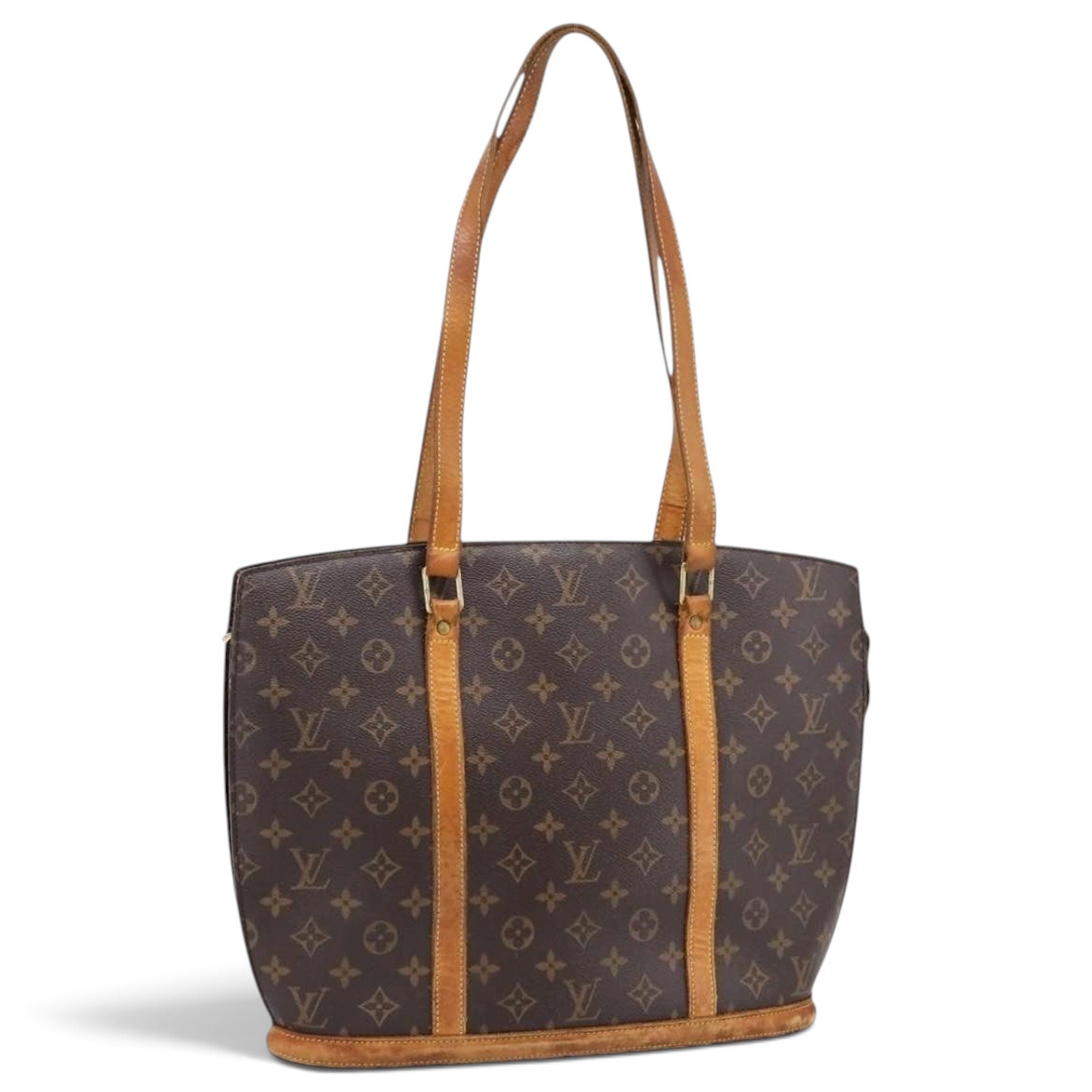 Babylone vintage leather tote