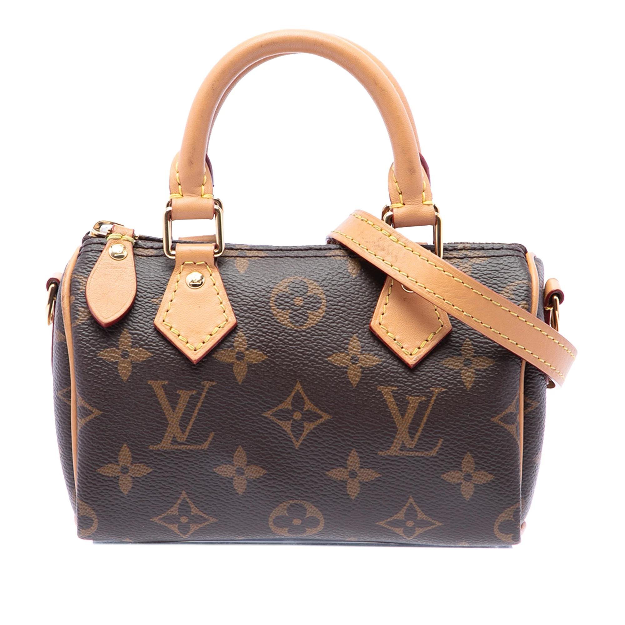 Louis Vuitton Nano Speedy / Mini HL cloth handbag
