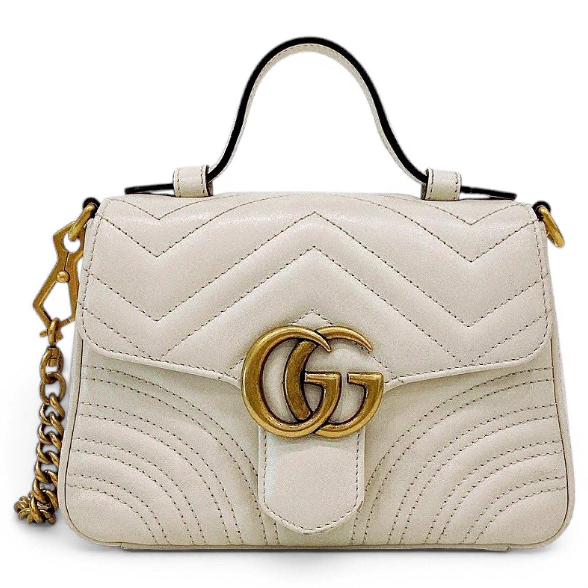 GG Marmont Flap leather handbag