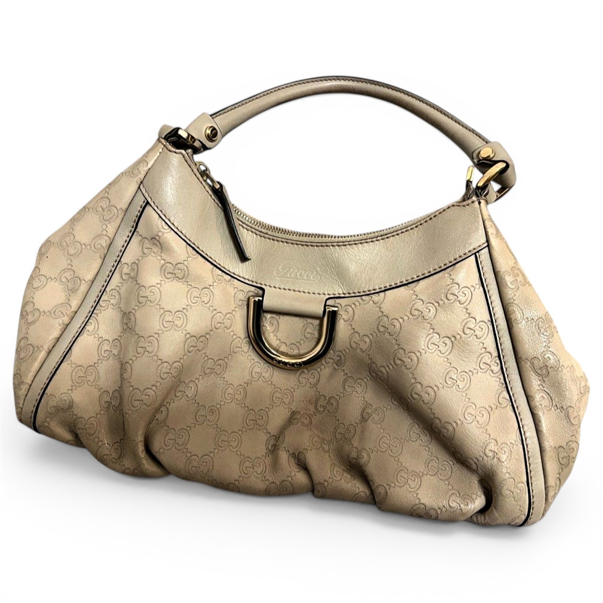D-Ring leather handbag
