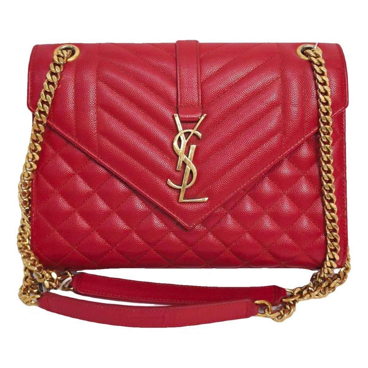 Envelope leather crossbody bag