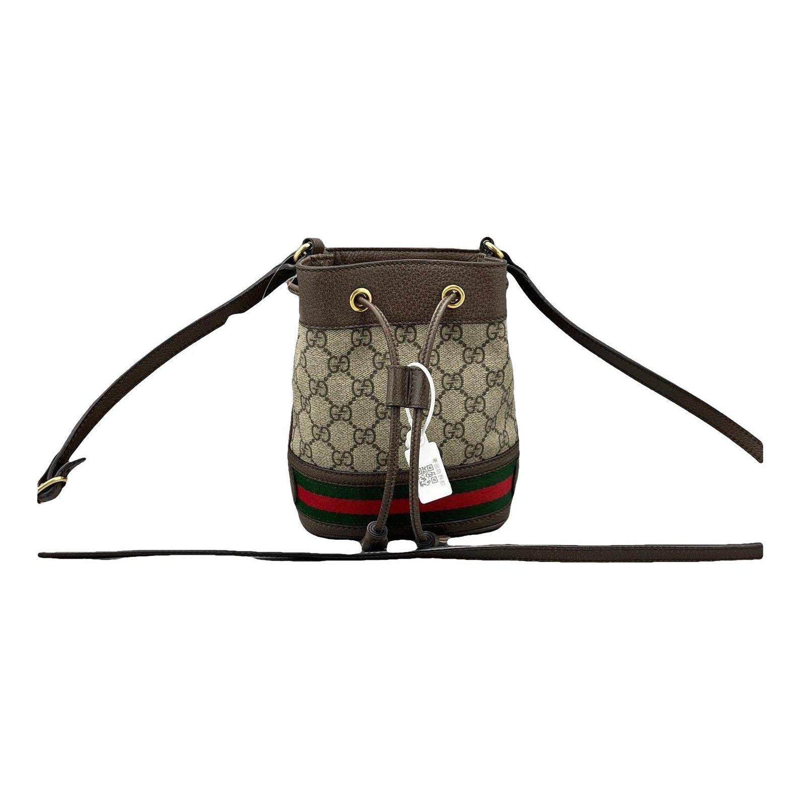 Ophidia Bucket leather handbag