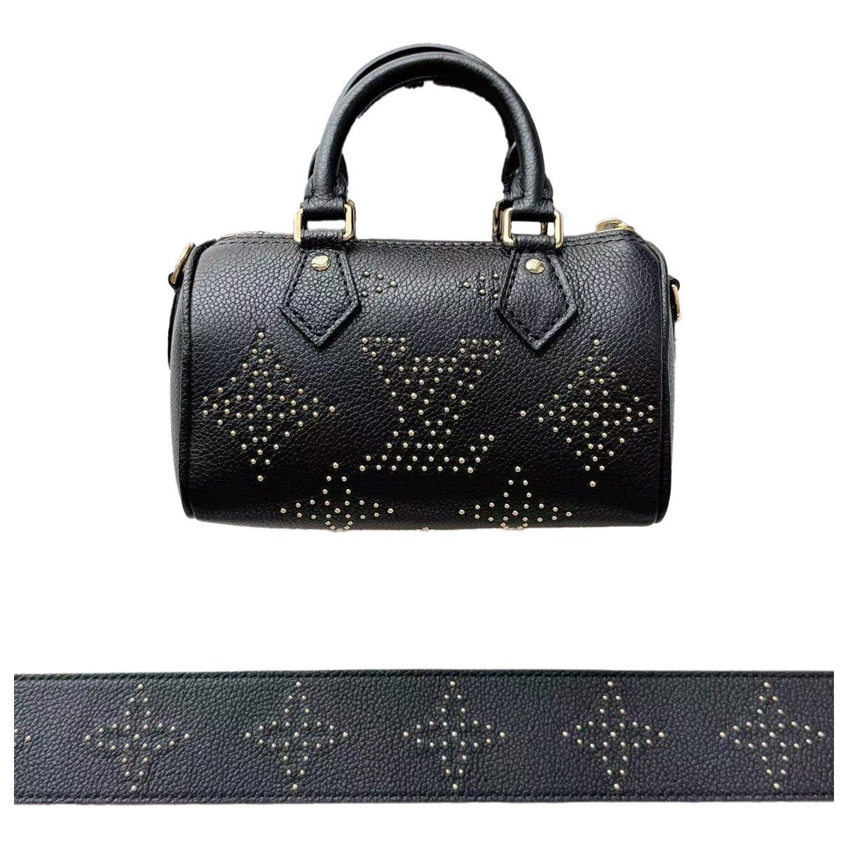 Speedy leather handbag