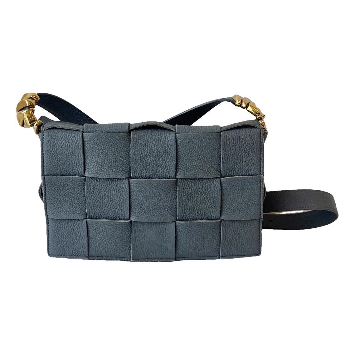 Cassette leather handbag