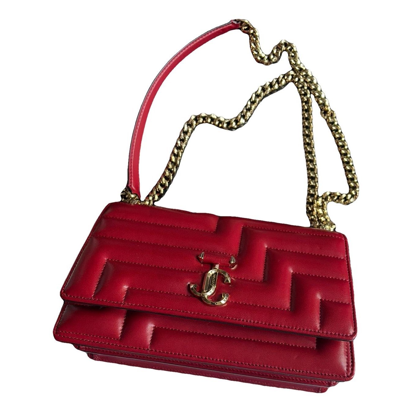 Leather clutch bag