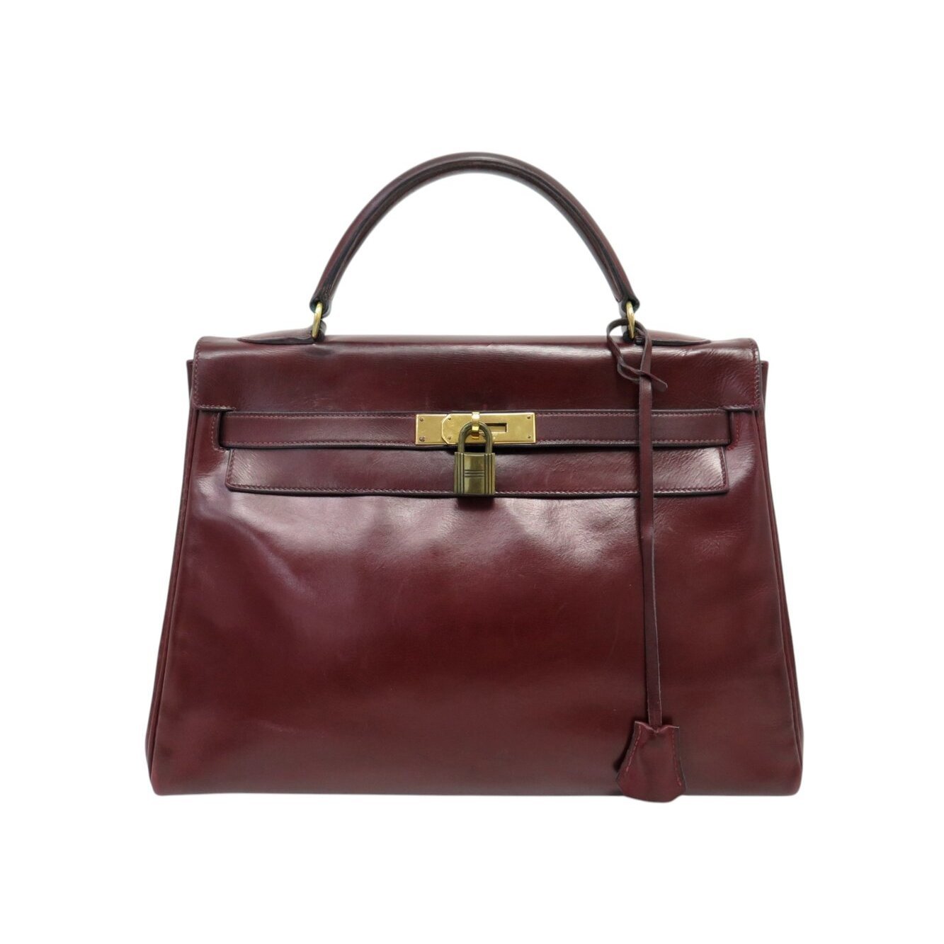 Kelly 32 leather handbag