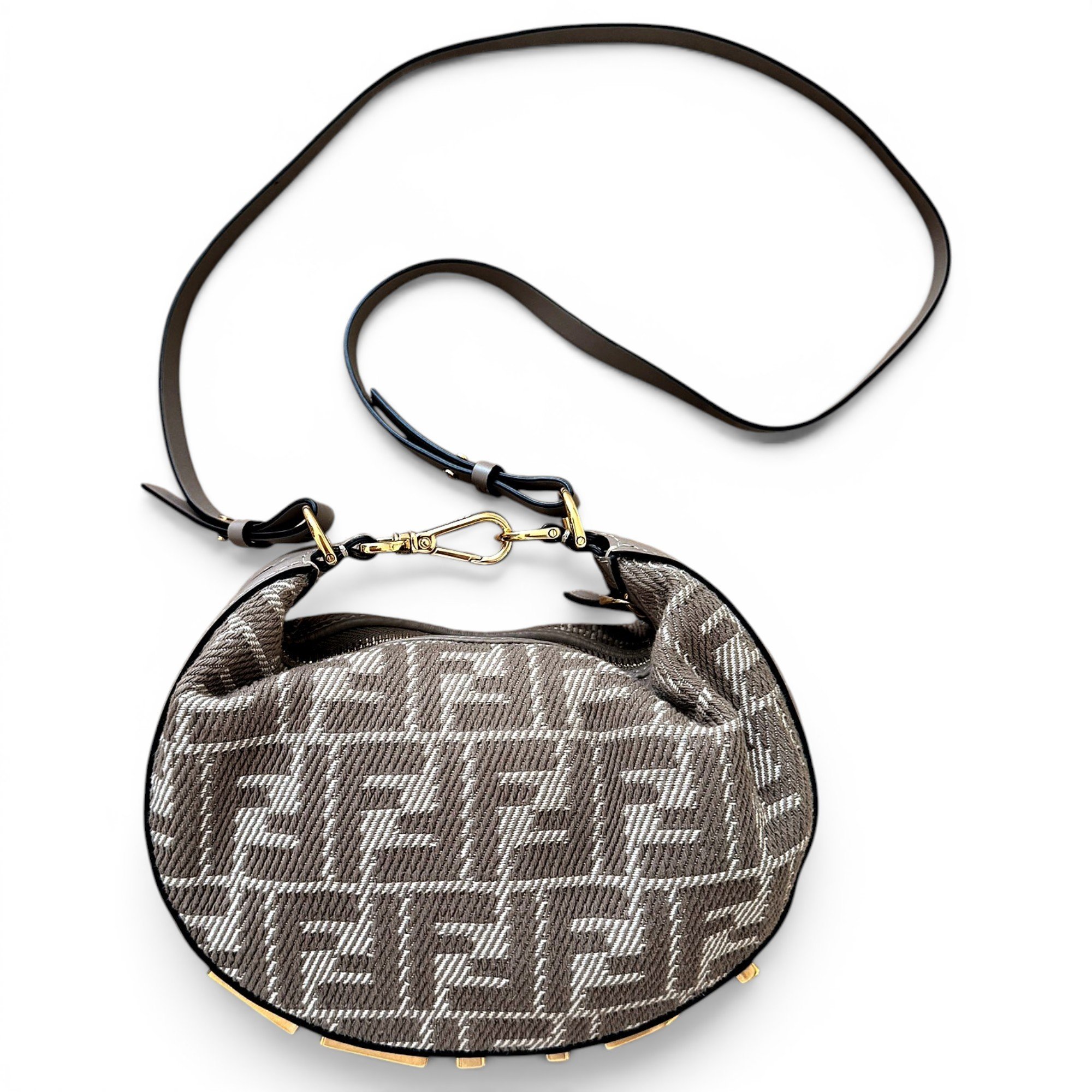 Fendigraphy cloth handbag