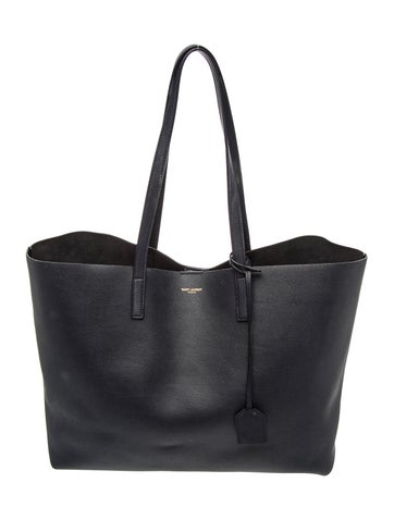 Leather Shopping Tote Large