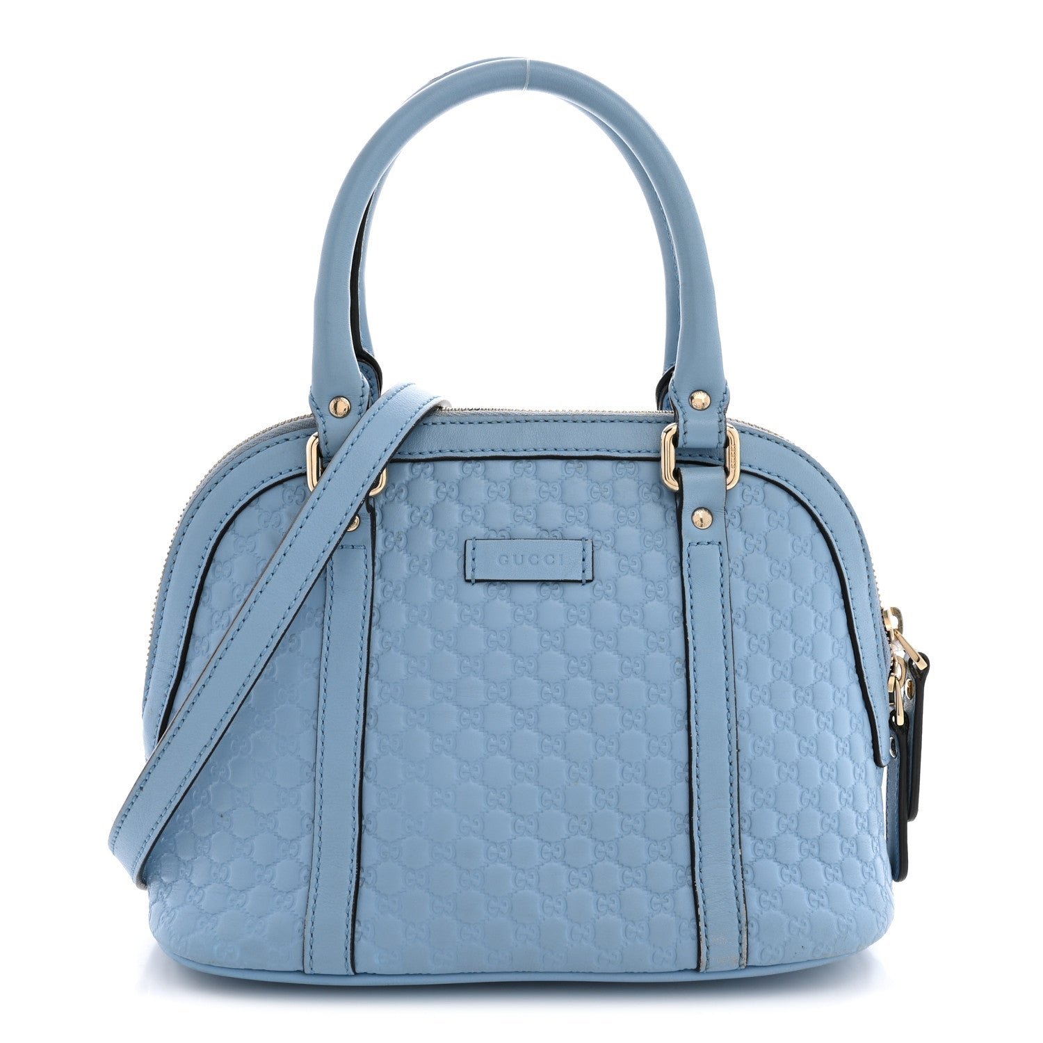 Gucci Microguccissima Mini Dome Bag Mineral Blue