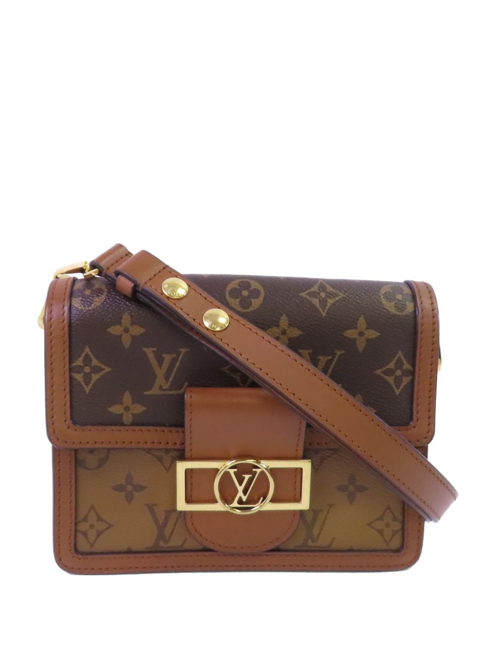 mini Dauphine monogram-pattern shoulder bag
