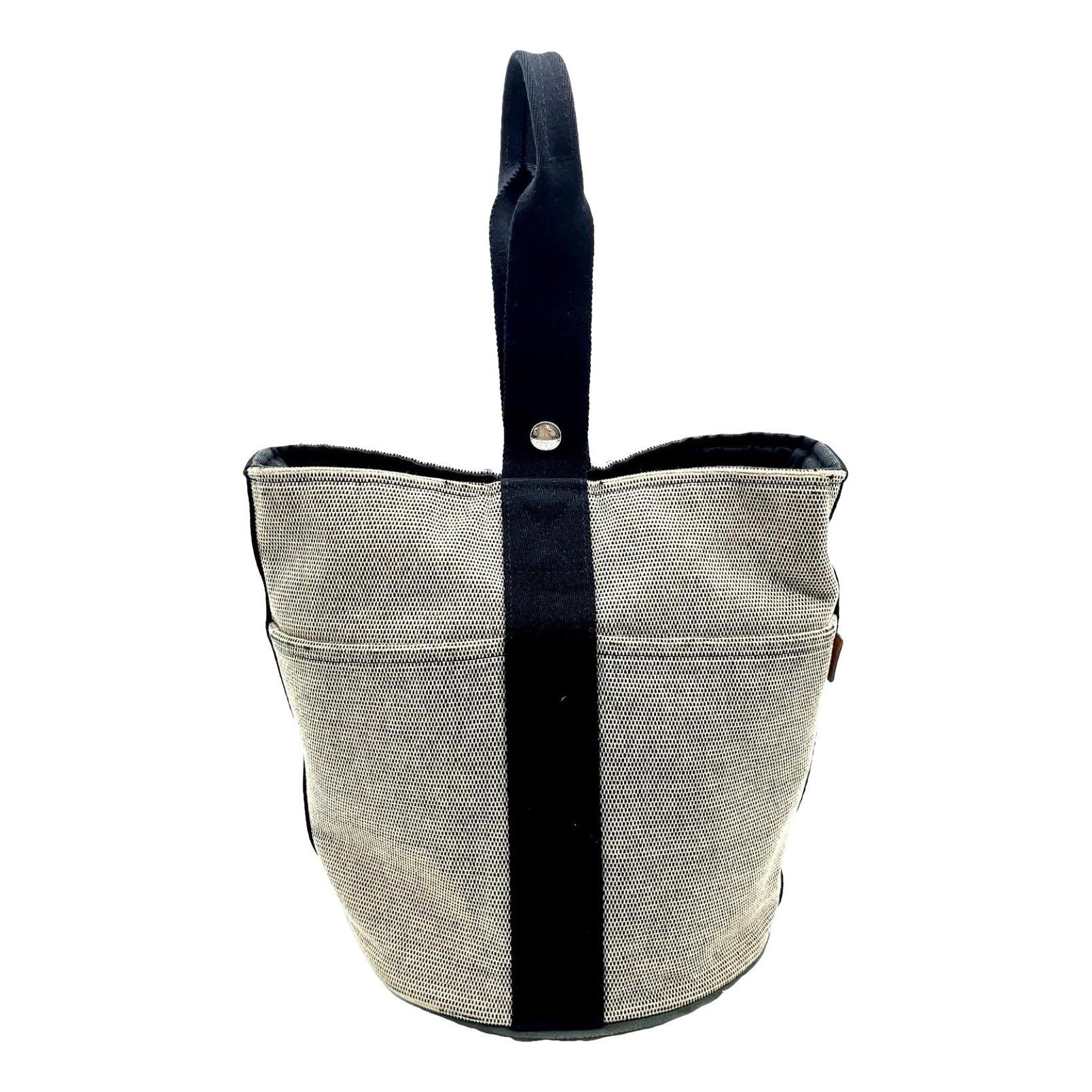 Hermes Herbag cloth handbag