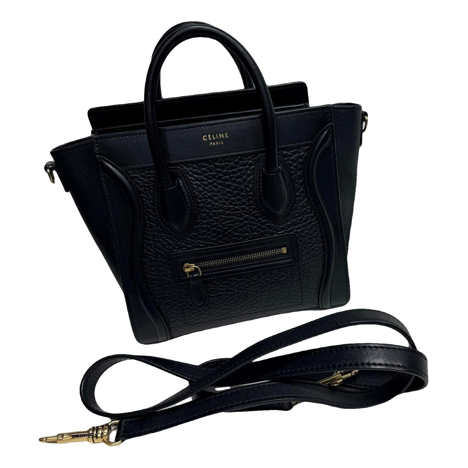 Nano Luggage leather handbag