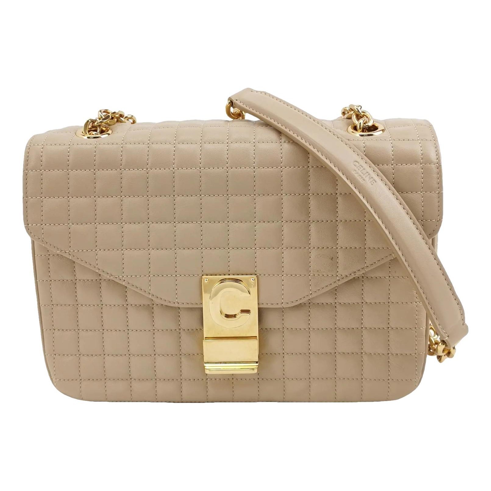 C bag leather handbag