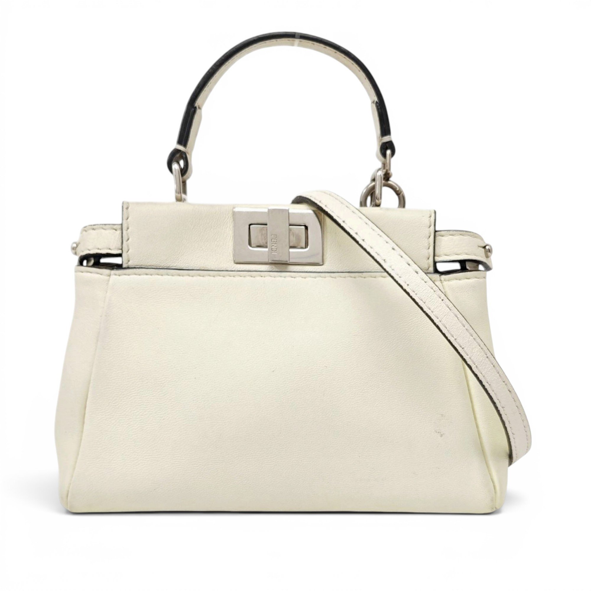 Peekaboo leather handbag