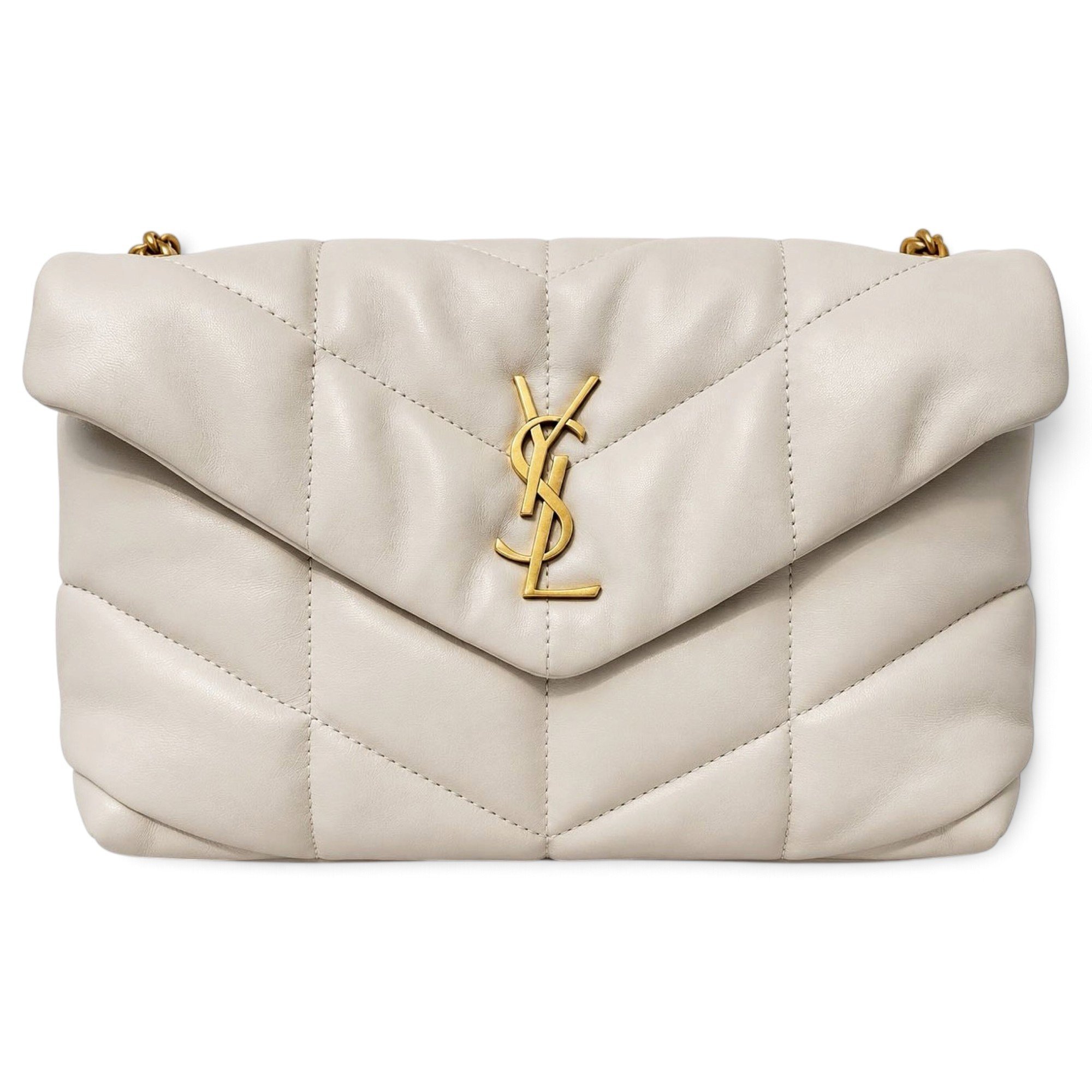 Saint Laurent Loulou Puffer leather handbag