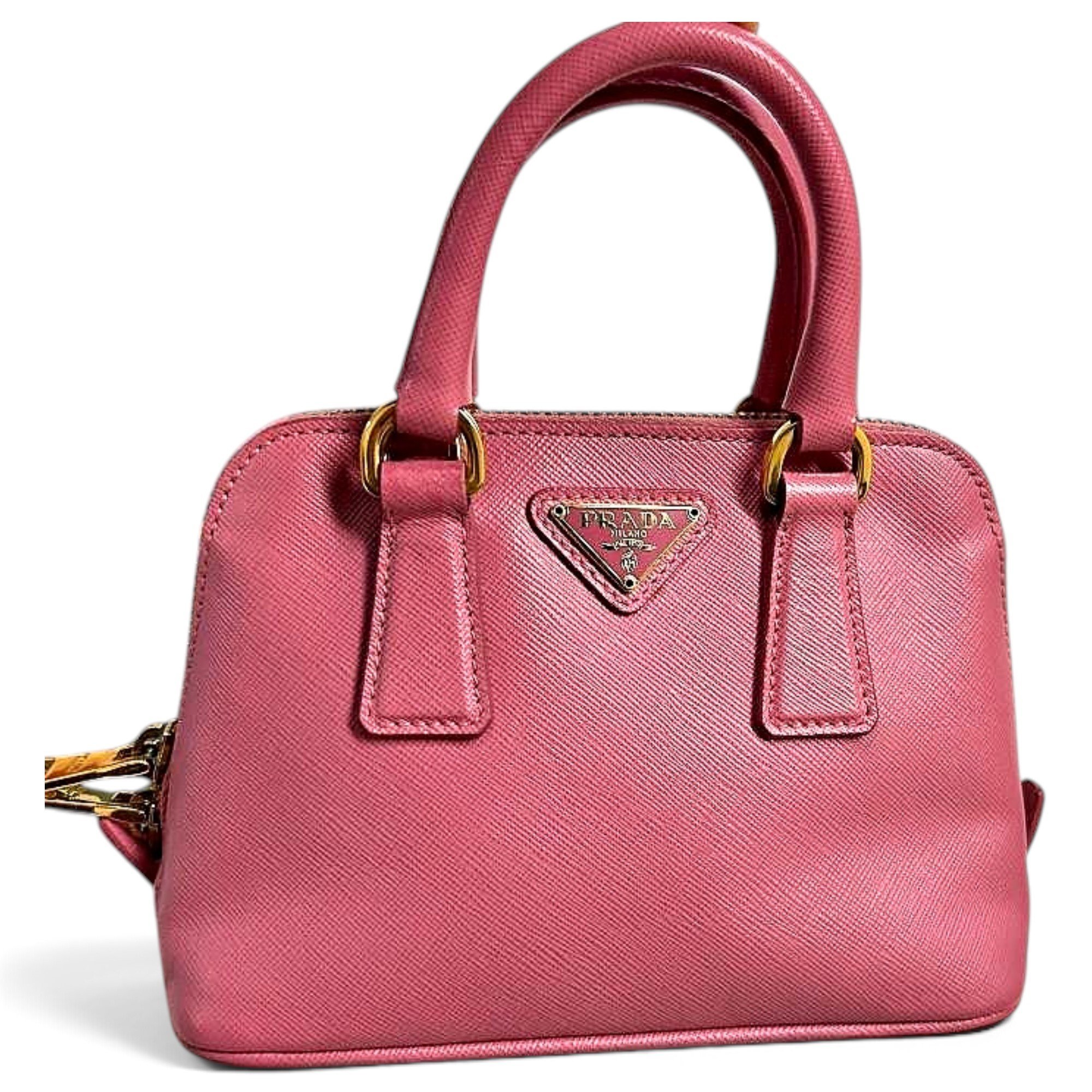 Promenade leather handbag