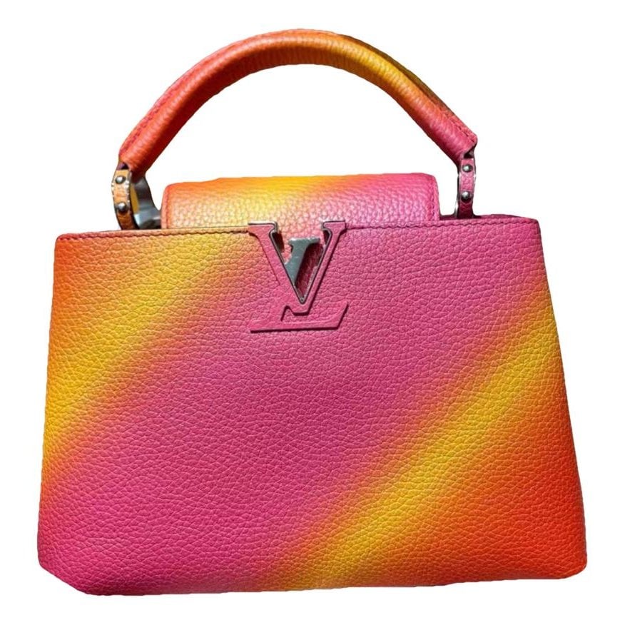 Capucines leather handbag